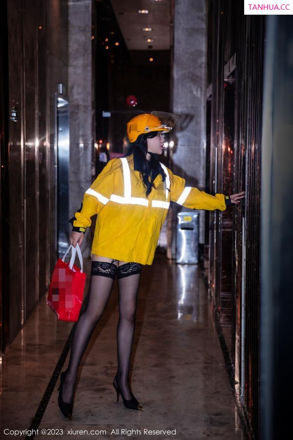 王格 王婉悠 [XiuRen]高清写真图 2023.07.18 No.7093 王婉悠Queen 情趣黑丝第10张图片